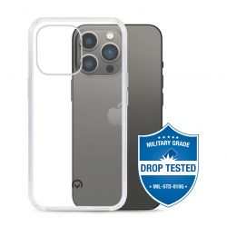 Mobilize Naked Protection Coque Transparente Apple iPhone 13 Pro Coque arrière Rigide Anti-Chocs - Transparent