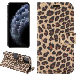 Mobigear Leopard Housse Apple iPhone 13 Pro Etui Porte-Monnaie - Jaune