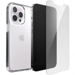 Speck Perfectly Clear ShieldView Coque Transparente Apple iPhone 13 Pro Coque arrière Rigide Anti-Chocs - Transparent
