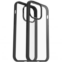 OtterBox React Coque Apple iPhone 13 Pro Coque arrière Rigide Anti-Chocs - Transparent / Noir